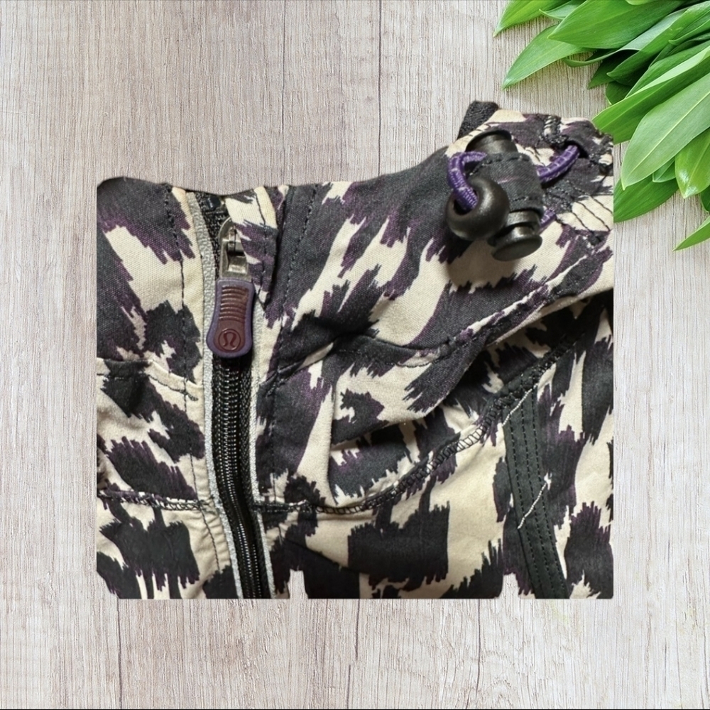 Lululemon Willpower Sprinkler Ikat Downtime Jacket Special Edition Size 6 - Picture 10 of 14